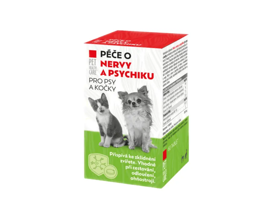 15092-pet health care pece o nervy a psychiku pro psy a kocky tbl.60
